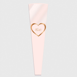 Цветочный Конус "Golden Heart" (30 шт.) - #165 Розовый